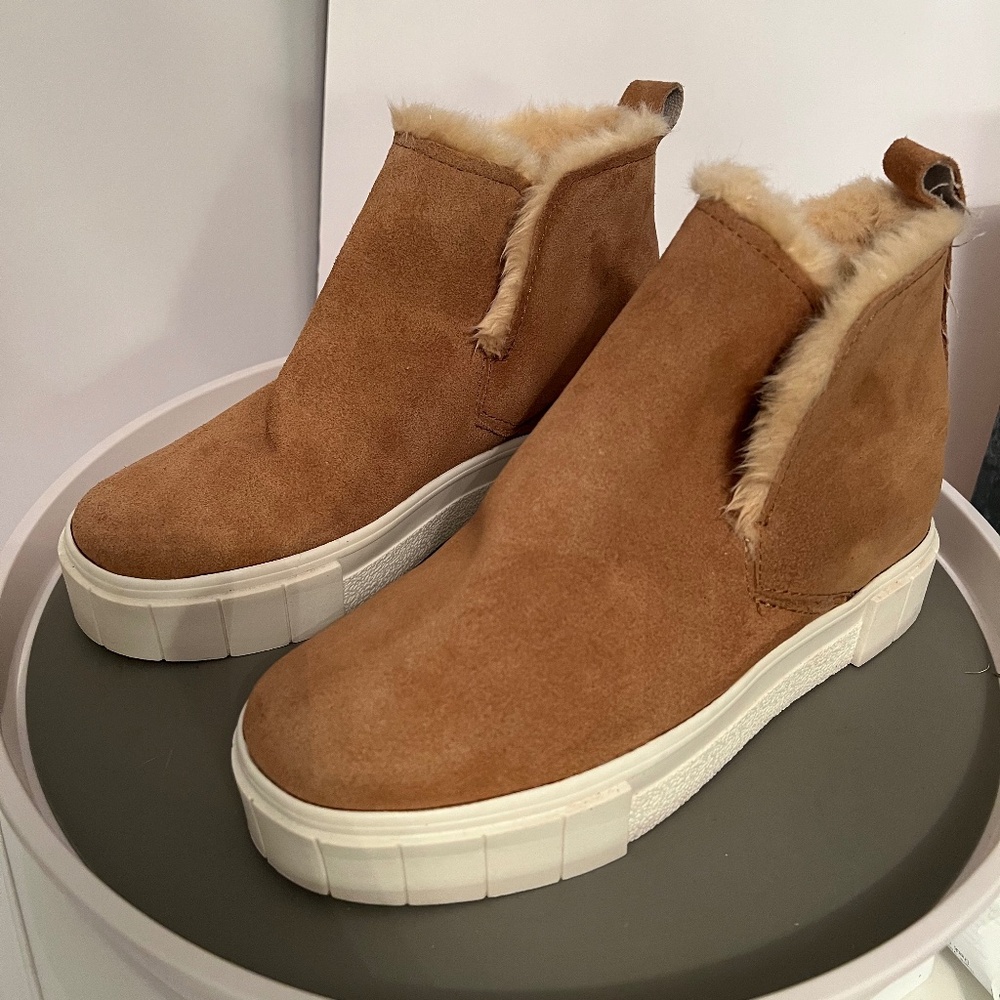 Dolce Vita Ankle Boots With Fur Lining